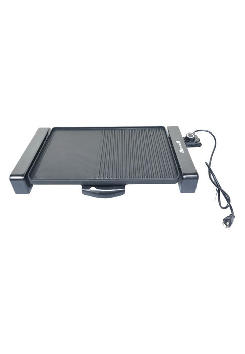 Dowell Flat & Ribbed Big Grill Plate Griller 18.5"