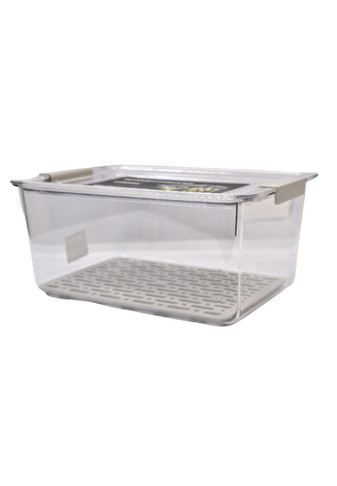 Cuisson PET Fridge Container with Lid 16 x 23 x 10cm