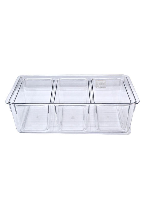 Cuisson PET Fridge Container with Lid 33 x 17 x 10cm