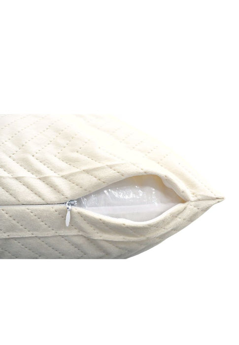 Landmark Velvet Throw Pillow Case Zigzag Design Back To Back