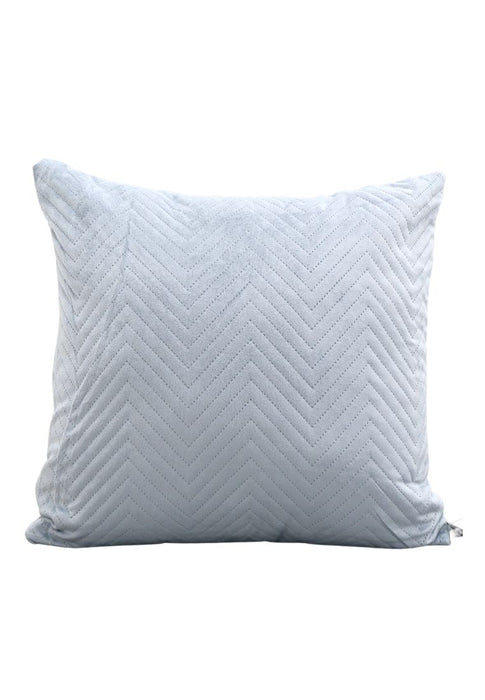 Landmark Velvet Throw Pillow Case Zigzag Design Back To Back