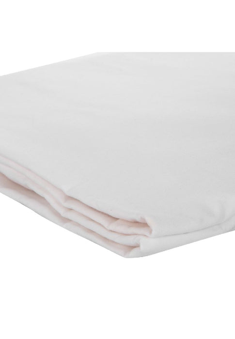 Earth Series Fitted Bed Sheet Queen 60 x 78" with 2piece Pillow Case - Plain White