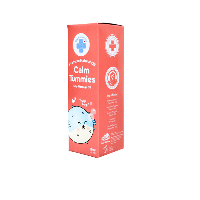 Tiny Buds Natural Massage Oil Calm Tummies Anti Colic 50ml