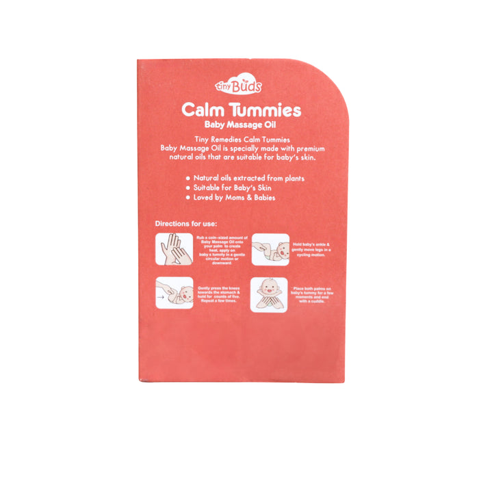 Tiny Buds Natural Massage Oil Calm Tummies Anti Colic 50ml