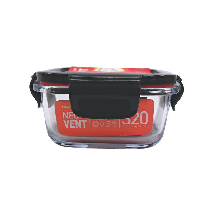 Neoflam Neo Vent Collection Square Food Container 320ml with Lid