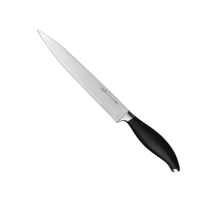 Kitchen Pro Chef Gene Gonzales Flair Collection Stainless Slicing Knife 8" with Black Handle