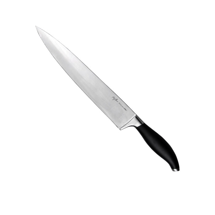 Kitchen Pro Chef Gene Gonzales Flair Collection Stainless Chef's Knife with Black Handle