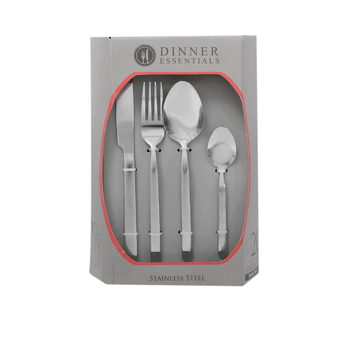 Dinner Essentials 20piece Stainless Cutlery Set in a Box