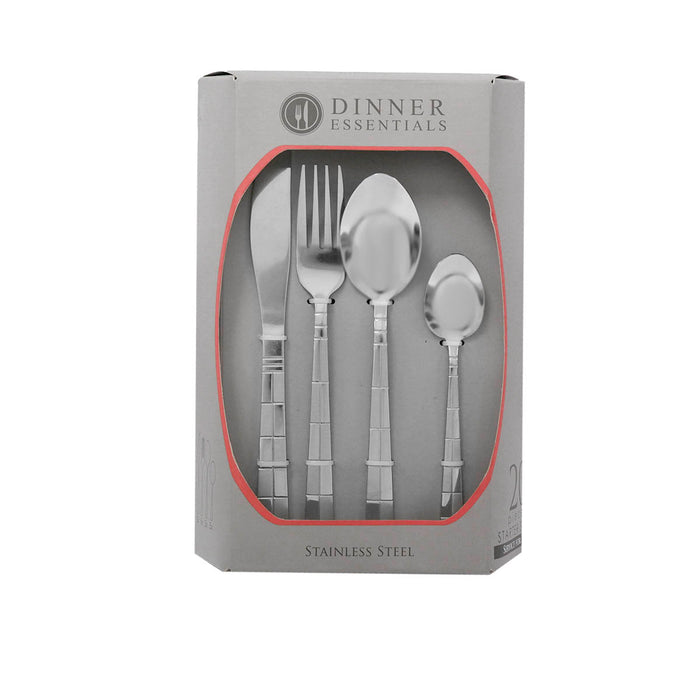 Dinner Essentials 20piece Stainless Cutlery Set in a Box