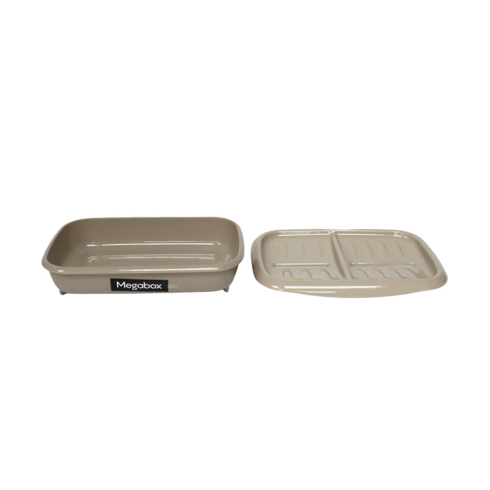 Megabox Bathroom Series Double Soap Case 17 x 11 x 3cm (MG-532)