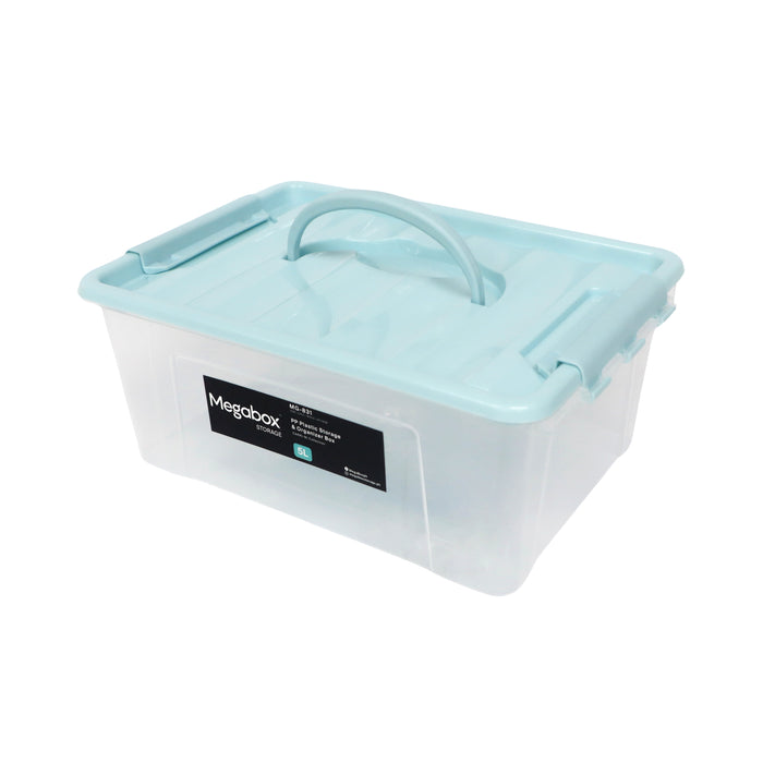 Megabox Carri-Mi Series Storage Box 5L with Handle 29 x 20 x 11.8cm (MG-831)