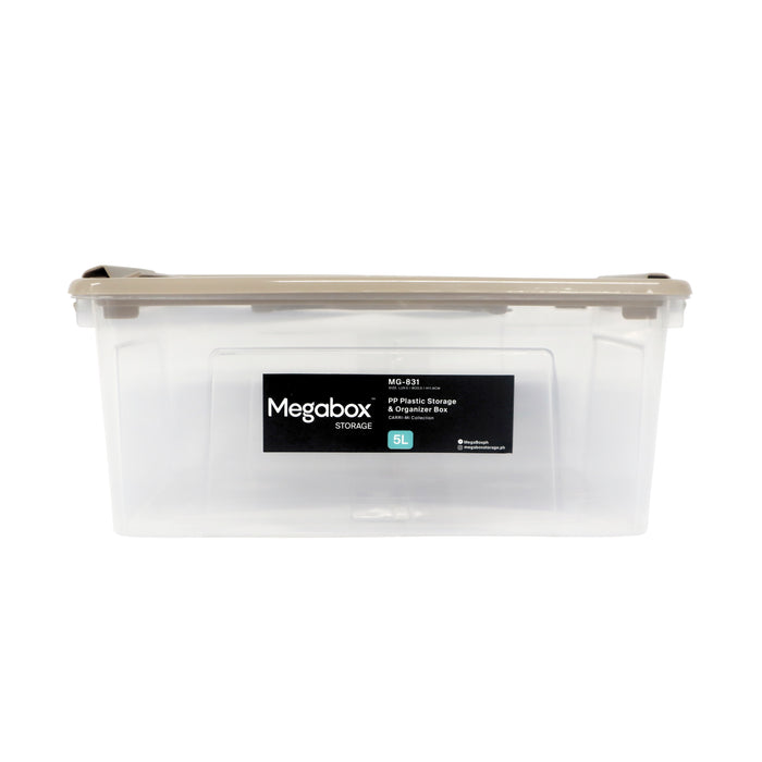 Megabox Carri-Mi Series Storage Box 5L with Handle 29 x 20 x 11.8cm (MG-831)