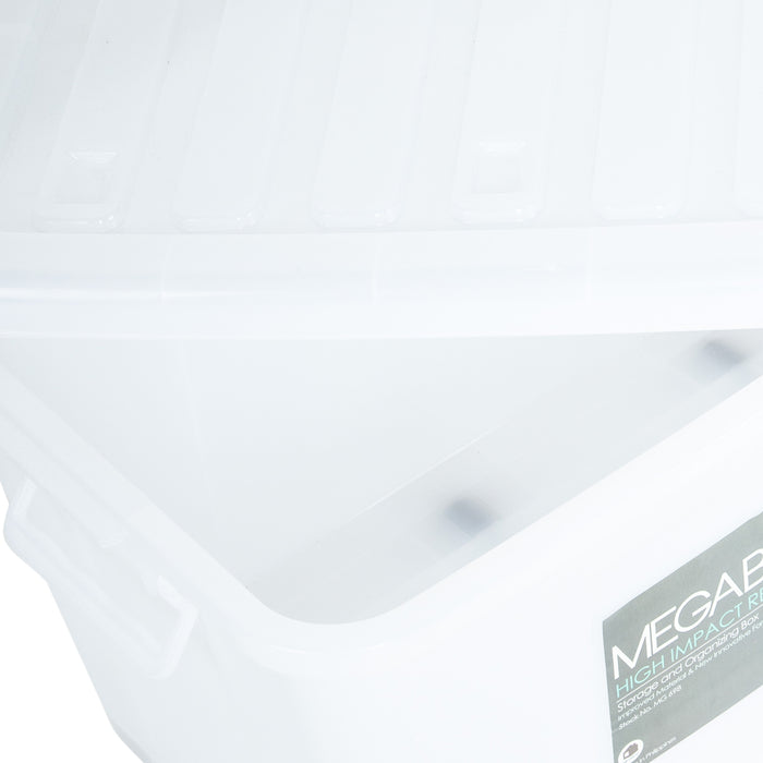 Megabox Storage 95L Clear 67.6cm x 47.8cm x 41cm