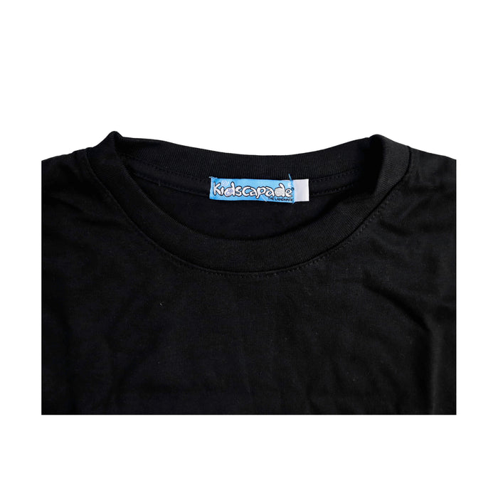 Kidscapade B Round Neck Plain Long Sleeves - Black