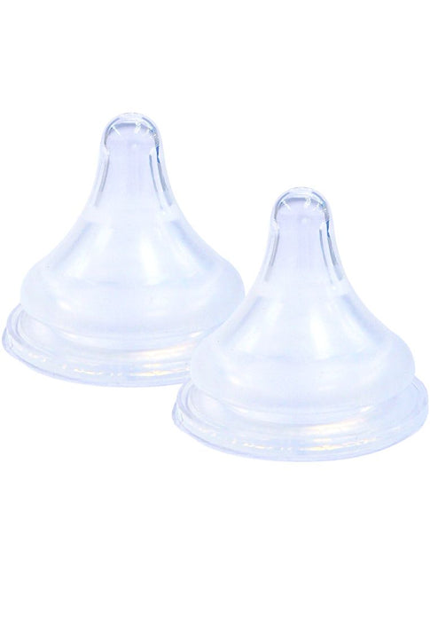Pigeon 2 piece (LL) Wide-neck Nipple in a Box - Clear