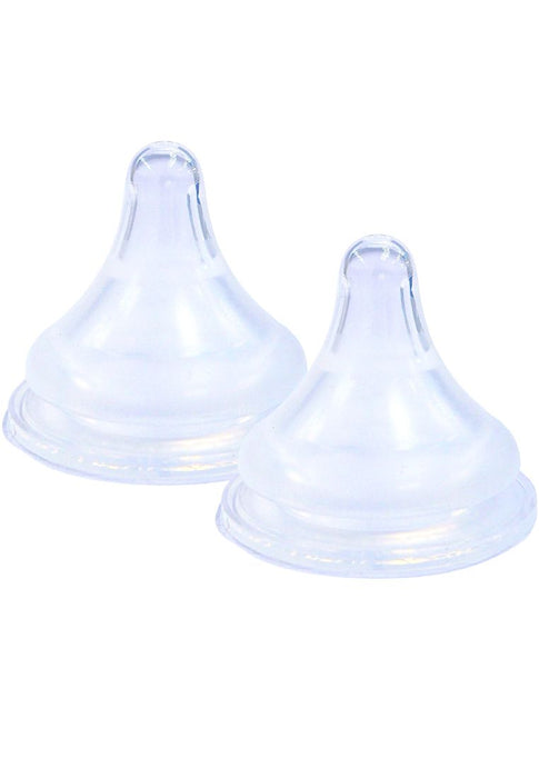 Pigeon 2 Piece Wide-neck Nipple in a Box - Clear