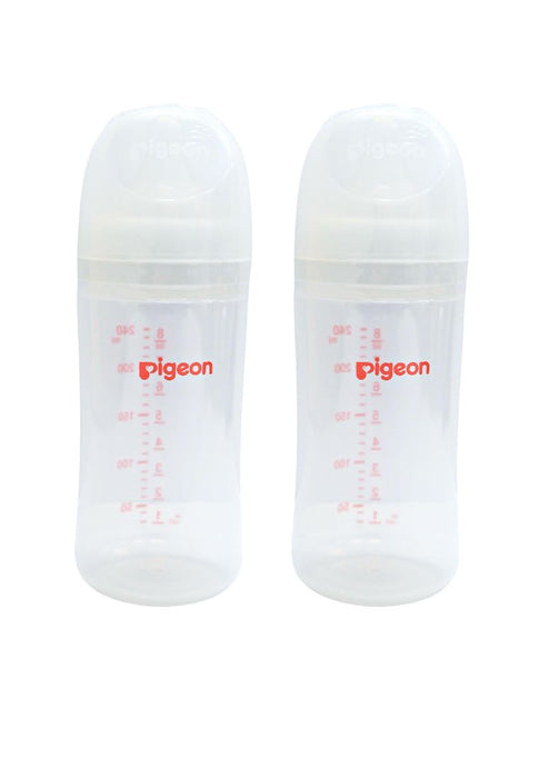 Pigeon Wide-neck Pro Feeding Bottle Twin Pack 240ml