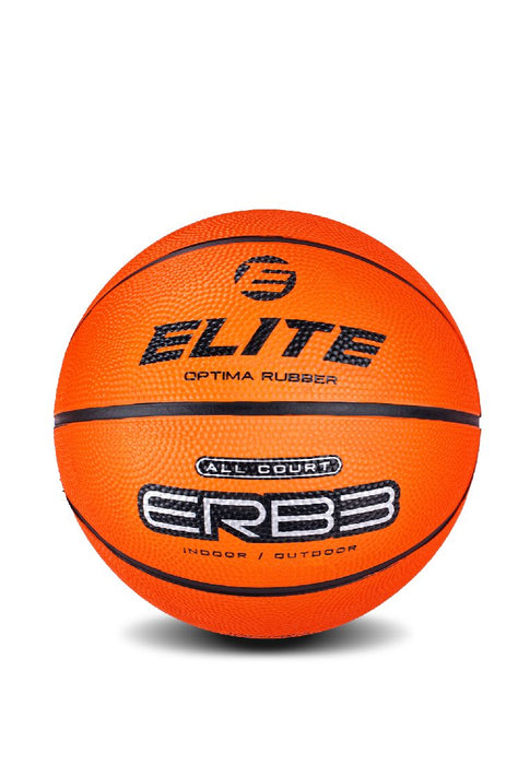 Elite All-Court Orange Rubber Basketball Official