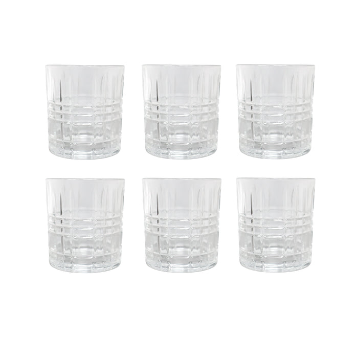 Edge Houseware 6 piece Sodalime Whisky Glass 300ml