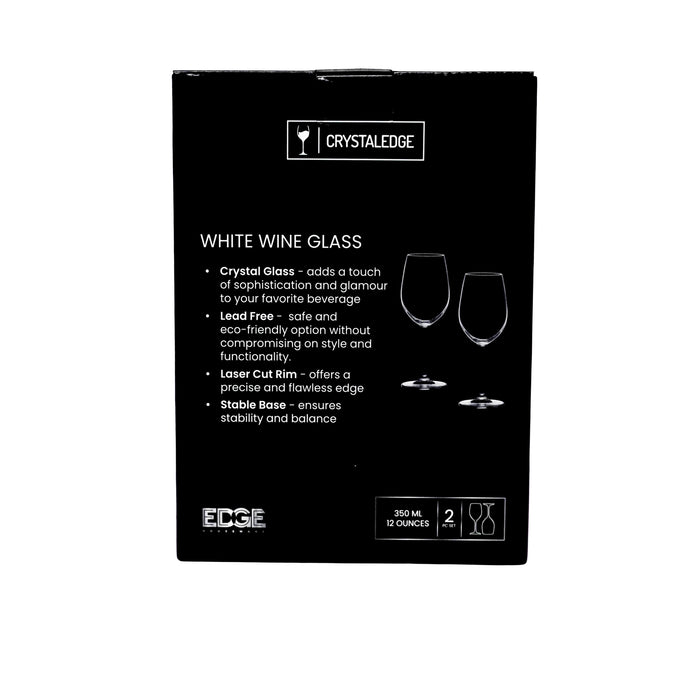 Edge 2-piece White Wine Glass 350ml in a Gift Box