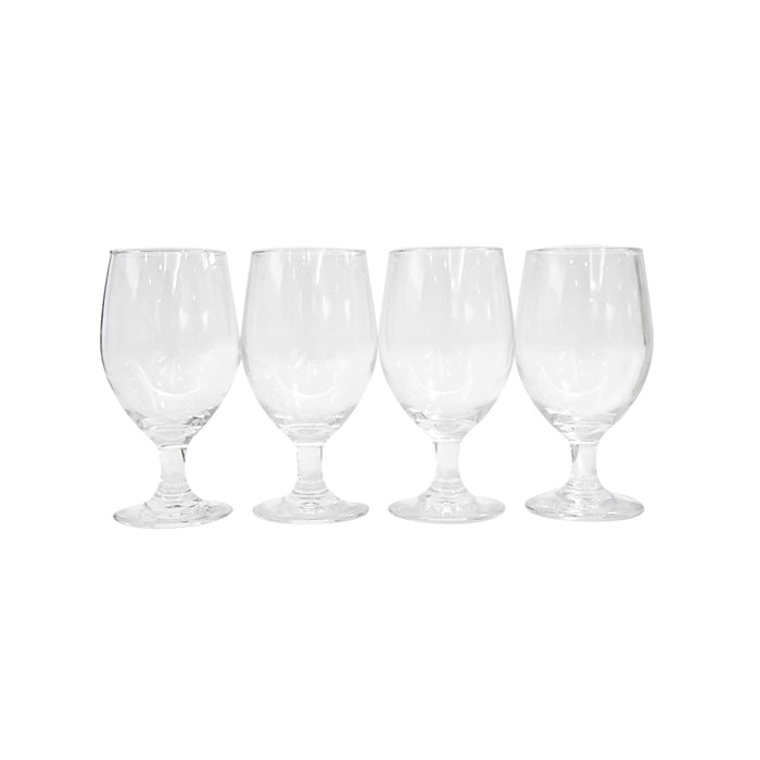 Masflex 4piece Circleware Water Goblet 410ml Set