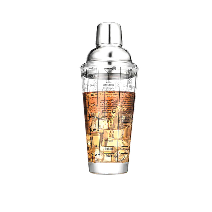 Masflex Glass Cocktail Shaker 400ml