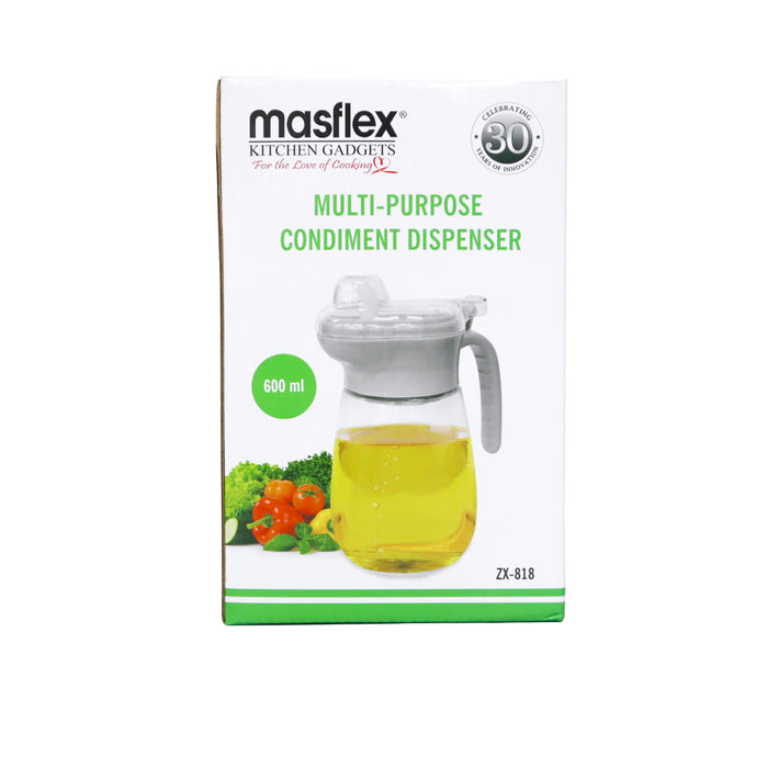 Masflex Multi-purpose Condiment Dispenser 600ml 13x 8.5x 19.5cm