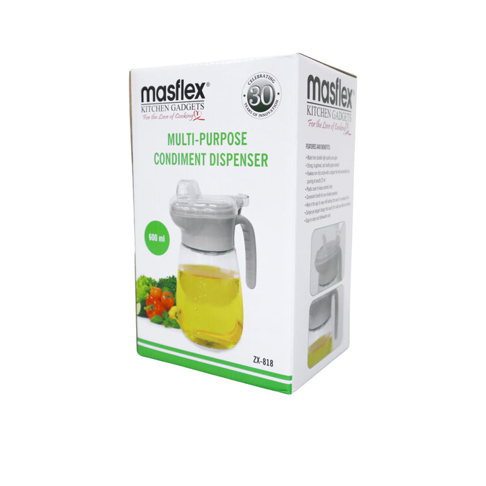 Masflex Multi-purpose Condiment Dispenser 600ml 13x 8.5x 19.5cm