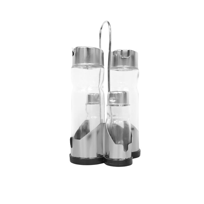 Eurochef 4piece Condiment Set with Rack