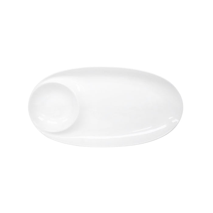 Edge Houseware Ceramic Oval Shape Sushi Plate