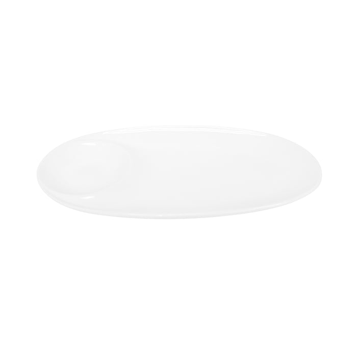 Edge Houseware Ceramic Oval Shape Sushi Plate