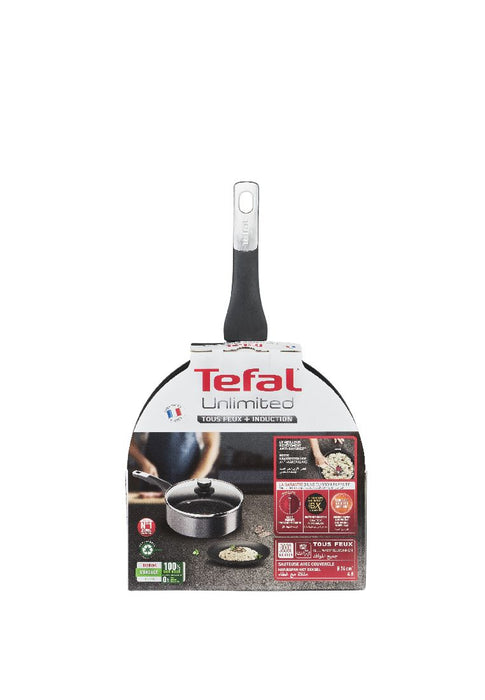 Tefal Unlimited Collection Saute Pan 24cm with Lid — The Landmark ...