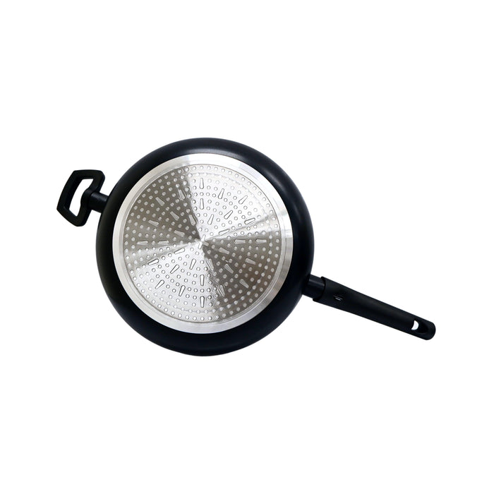Kitchen Fun Salsa Saute Pan 28cm with Lid and Helper Handle