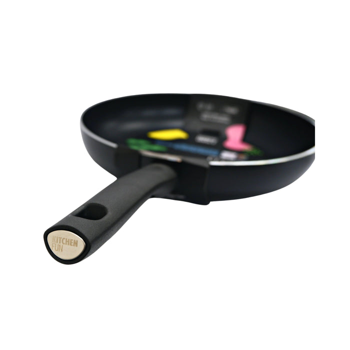 Kitchen Fun Salsa Saute Pan 28cm with Lid and Helper Handle