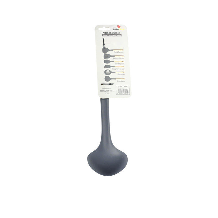 Eurochef Silicone Soup Ladle with Beech Wood Handle