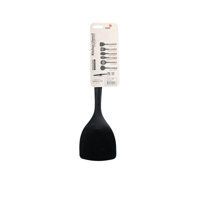 Eurochef Heavy Duty Silicone Large Turner with Wooden Handles