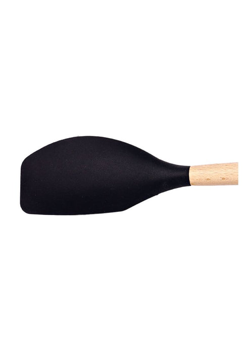 Anchor Silicone Angled Spatula with Wooden Handle