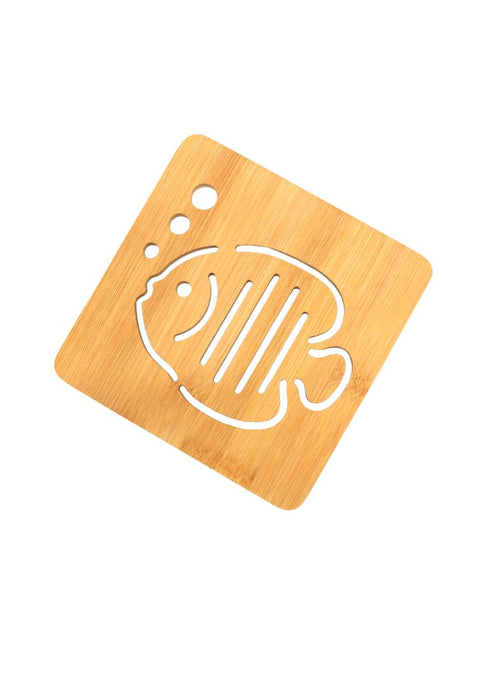 Landmark Wooden Trivet Design 16 x 1 x 16cm