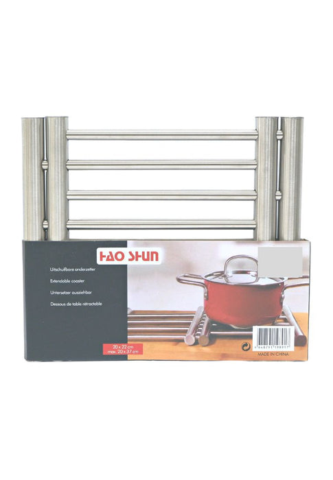 Landmark Stainless Extendable Heat Insulation Mat 22 x 2 x 20cm ( Extendable until 37cm)