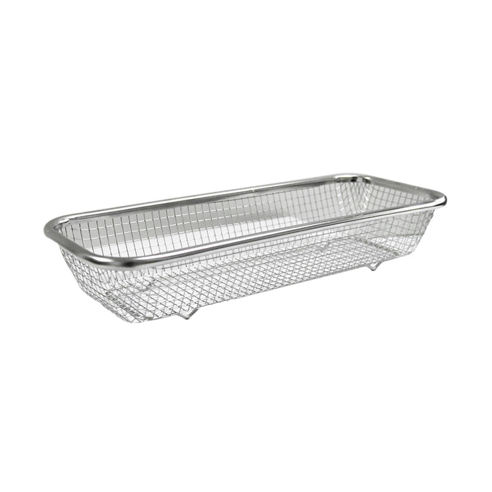 Masflex Small Stainless Rectangular Mesh Basket 31 x 31 x 6cm