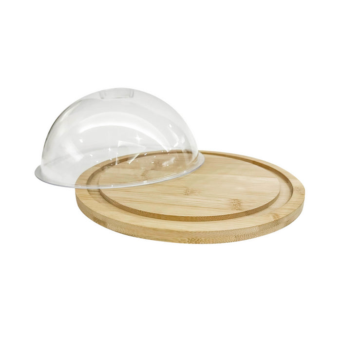 Masflex Round Charcuterie Board with Lid 24.5 x 10cm