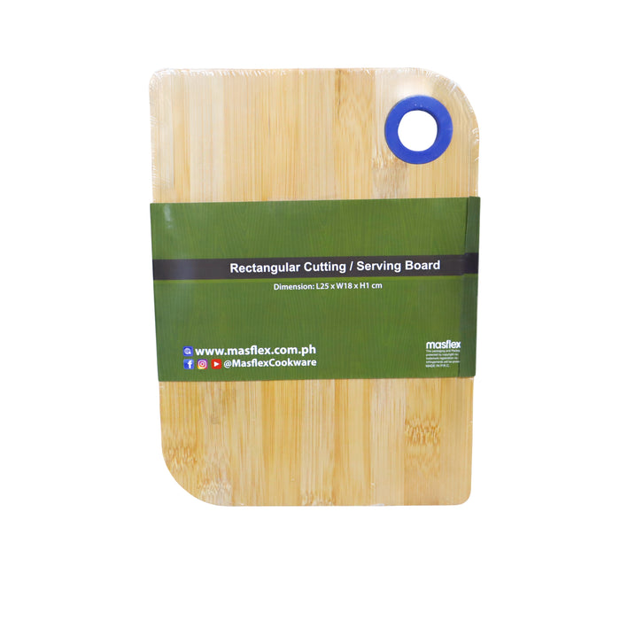 Masflex 4 piece Cheese Kinfe Set with Chopping Board 25 x 18 x 1cm