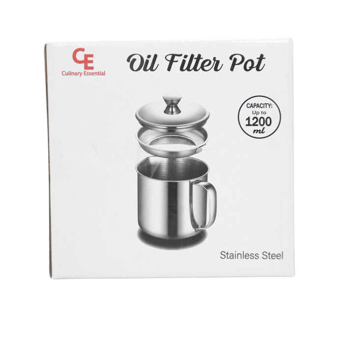 Landmark Oil Filtering Pot with Strainer