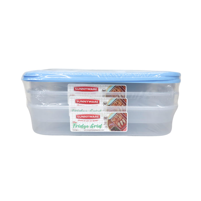 Sunnyware 3piece Fridge Grid Food Keeper 3.6L