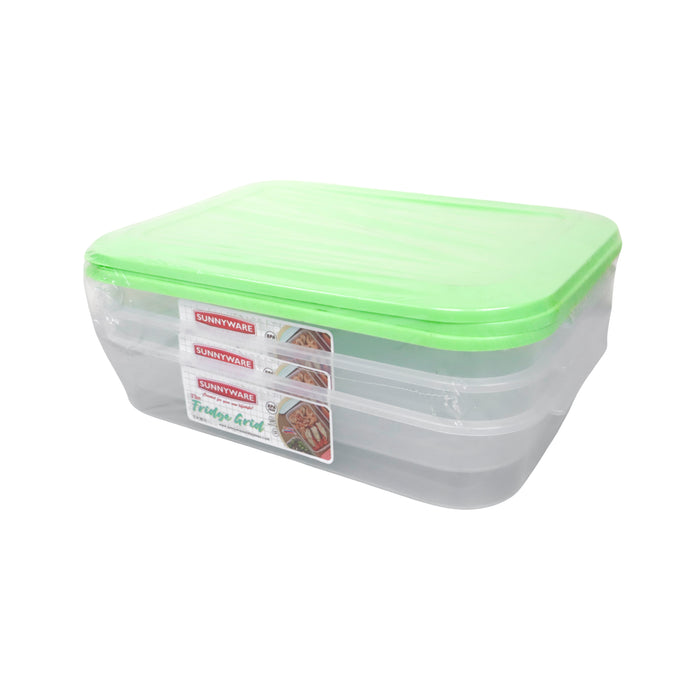 Sunnyware 3piece Fridge Grid Food Keeper 3.6L