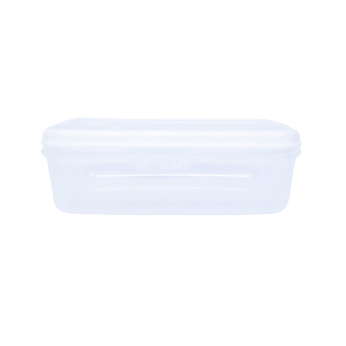 Klio Rectangular Medium Stackable Food Keeper 1L with Cover 20 x 14 x 7cm