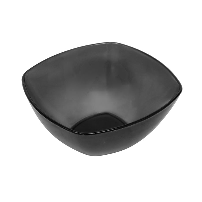Landmark 3piece Acrylic Bowl and Serving Utensil Set - Smoke Gray