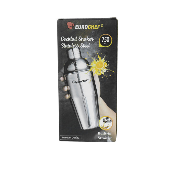 Eurochef Stainless Cocktail Shaker 750ml