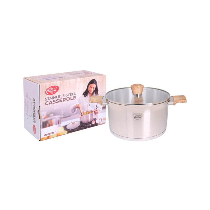 Chef's Gallery Stainless Saucepan