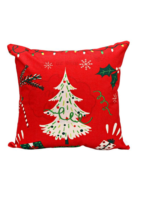 Landmark Throw Pillow Case 45 x 45cm Christmas Tree with Gift Box Design